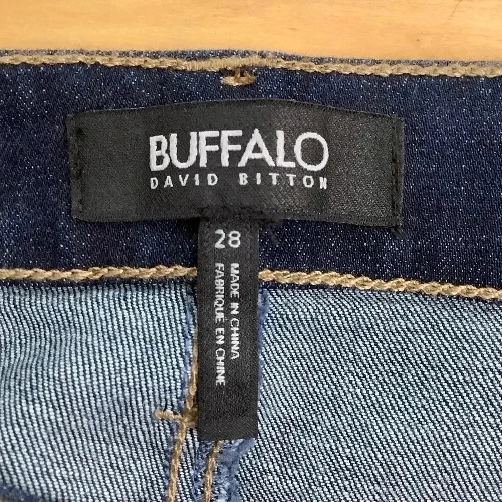 BUFFALO DAVID BITTON Bailey Mid Rise Boot Cut Jeans Size 28 - Picture 10 of 15